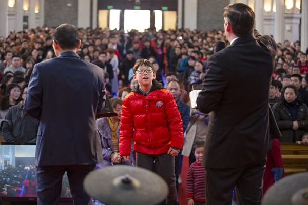 Will Graham Preaches in Jiangsu