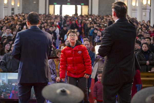 Will Graham Preaches in Jiangsu