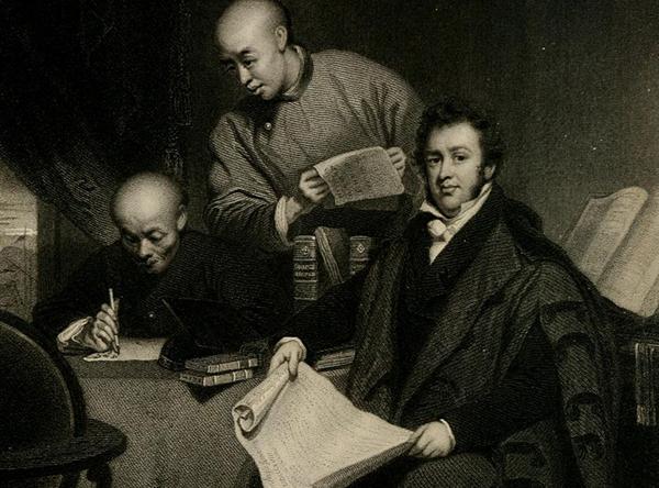 Robert Morrison at work