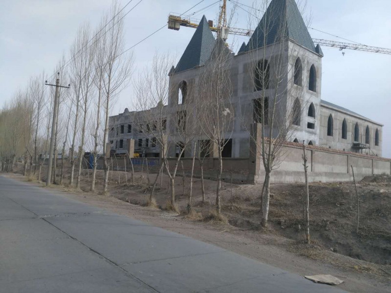 The main part of the new church has been completed 