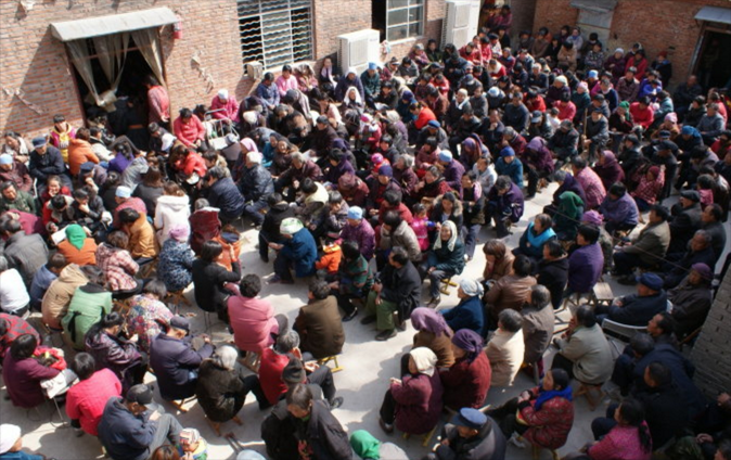 A gathering in a church of Henan