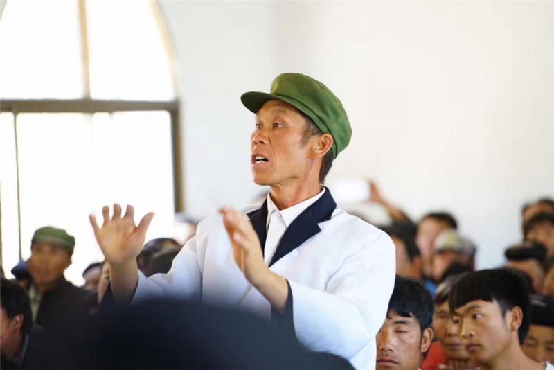 The dedication ceremony