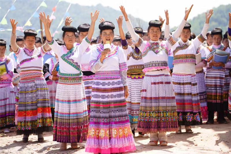 The dedication ceremony