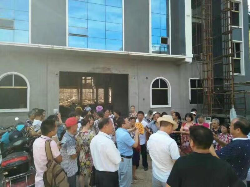 Local pastoral staff visited Gospel Church on July 21, 2017