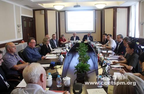 The delegation of the Churches Together in Britain and Ireland visits the CCC&TSPM 