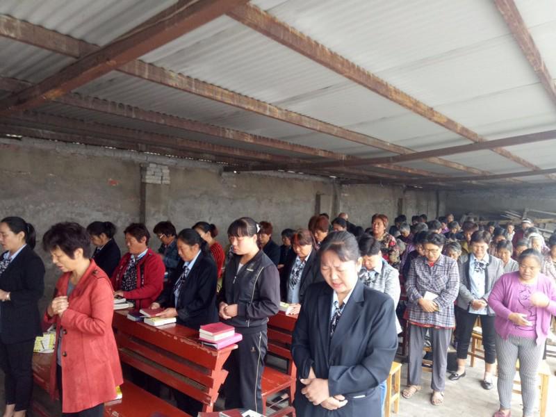 A temporary bike shed 