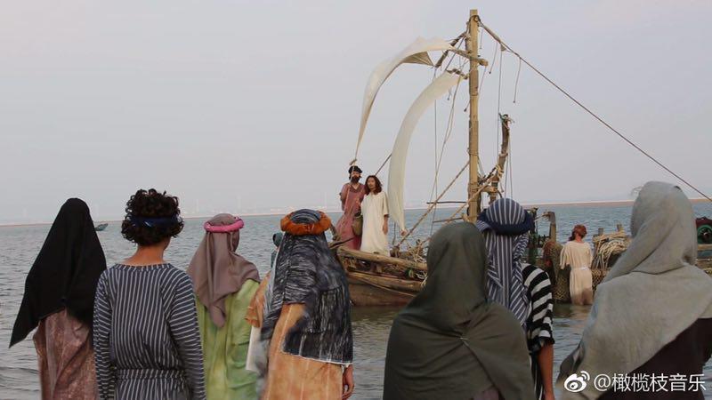 Screenshot from the short film "Jesus Came for Sin III"