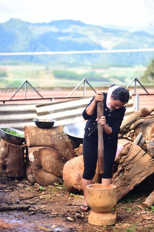 Preparation for the "love feast"