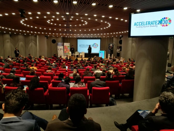 The launching ceremony of the “Philanthropy for Sustainable Development in China” report was held in Geneva, Switzerland, October 13, 2017.