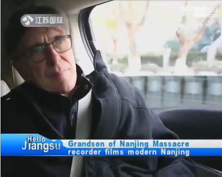 Chris Magee, Grandson of John Magee, follows John Magee's footsteps in Nanjing.