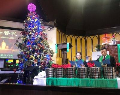 Rev. Tveit preached in Beijing Chongwenmen Church on Jan. 7, 2018.