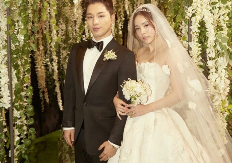 Taeyang and Min Hyo Rin