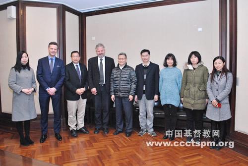 Group photo: President Torstein Lalim and General Secretary Raag Rolfsen of Norwegian Areopagus Institution with the members of CCC&TSPM