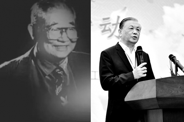 Preacher Bian Yunbo (left), Elder Fu Xianwei