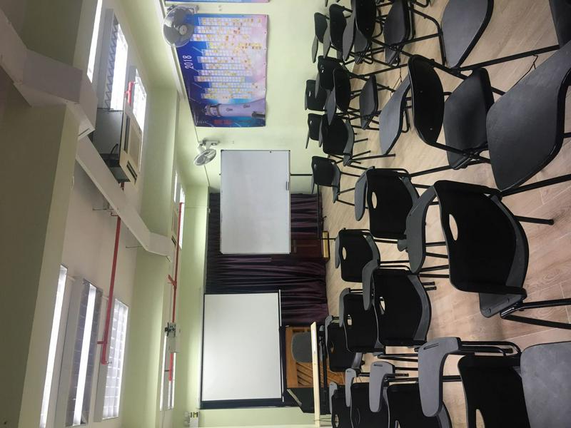 One of the classrooms of Macau Bible Institute