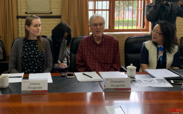 Christopher Hoogendyk visited the West China Center of Medical Sciences, Sichuan University, on March 21, 2019.