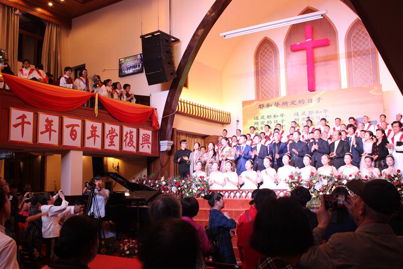 On April 8, 2019, the 40th anniversary of the restoration of Ningbo Centennial Church service was held.