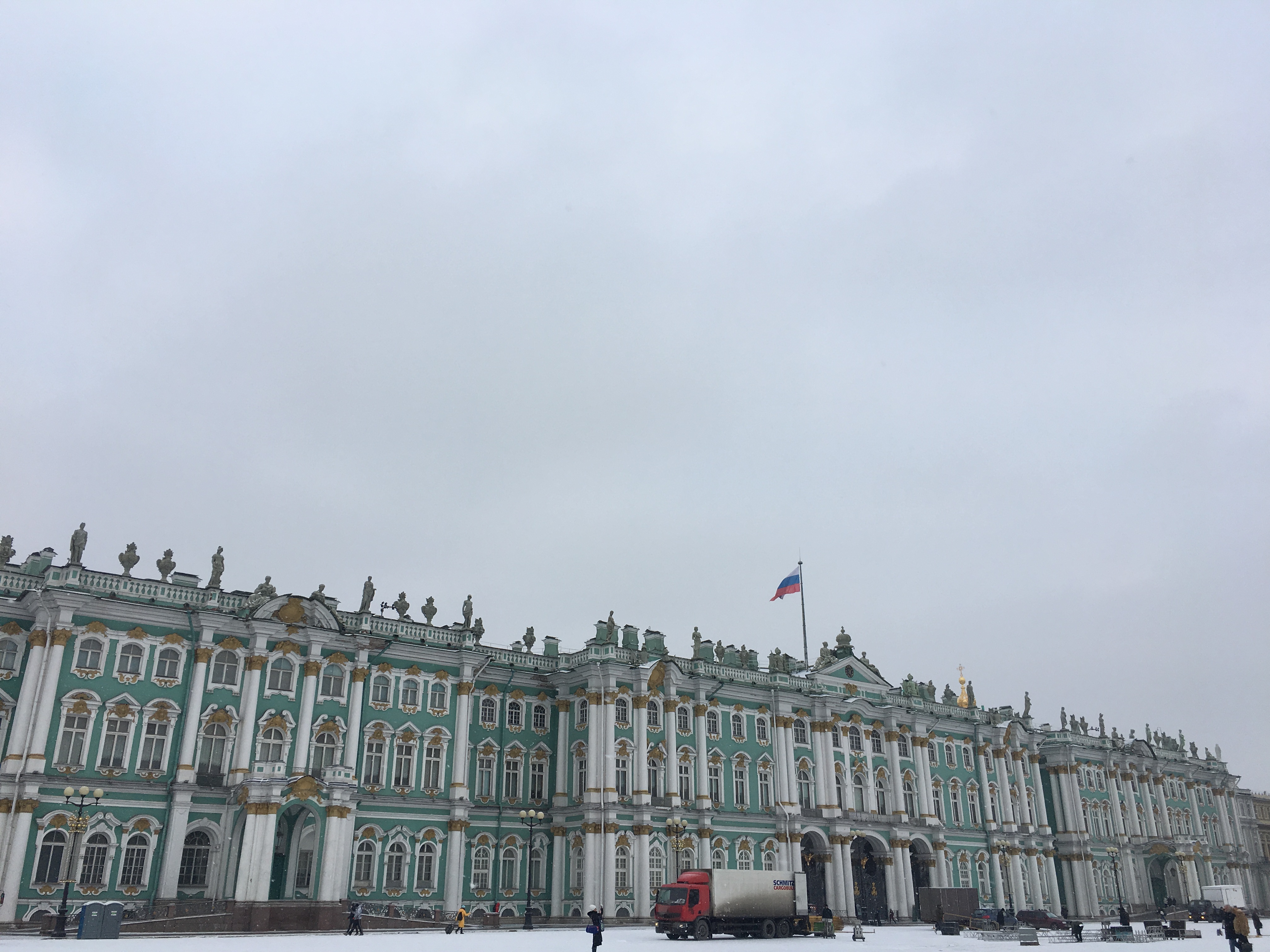 The Winter Palace, a landmark in St. Petersburg