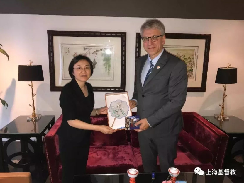 On June 18, 2019, Dr Rev. Olav Fykse Tveit, general secretary of the World Council of Churches (WCC), visited Shanghai Christian Council & Municipal Three -Self Association.