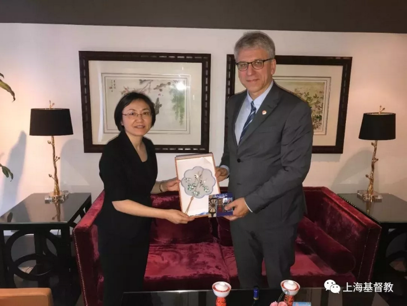On June 18, 2019, Dr Rev. Olav Fykse Tveit, general secretary of the World Council of Churches (WCC), visited Shanghai Christian Council & Municipal Three -Self Association.