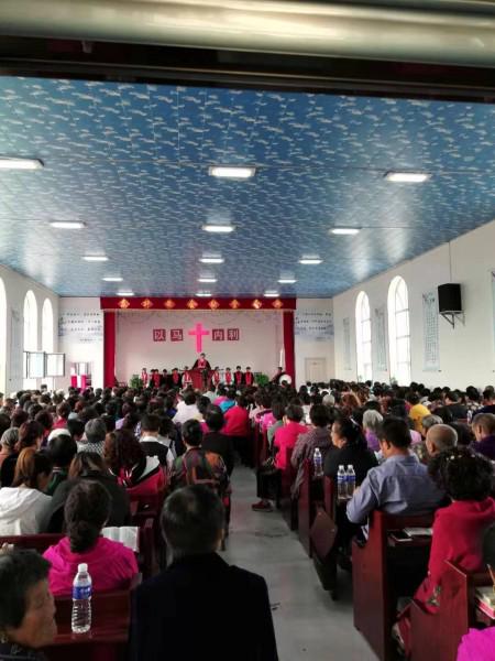A new church for a Christian meeting point in Dongsheng Village, Baicheng, Jilin was dedicated on Aug 28, 2019,