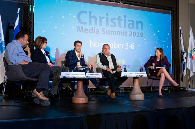 One of the third Christian Media Summit's panels on "BDS" took place on Nov. 4, 2019.