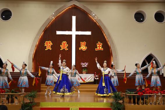 Kunshan Church of China’s eastern coastal Jiangsu Province held a new year praise and worship meeting on Jan. 8, 2020.