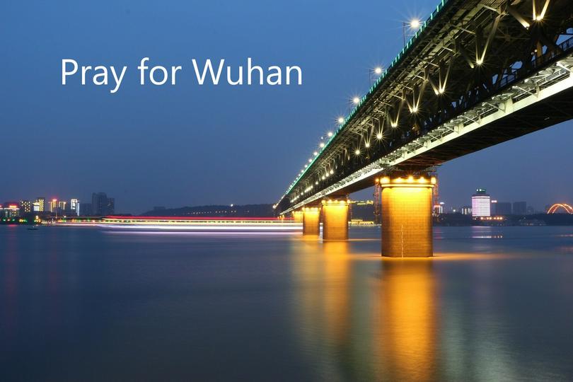 A bridge in Wuhan.
