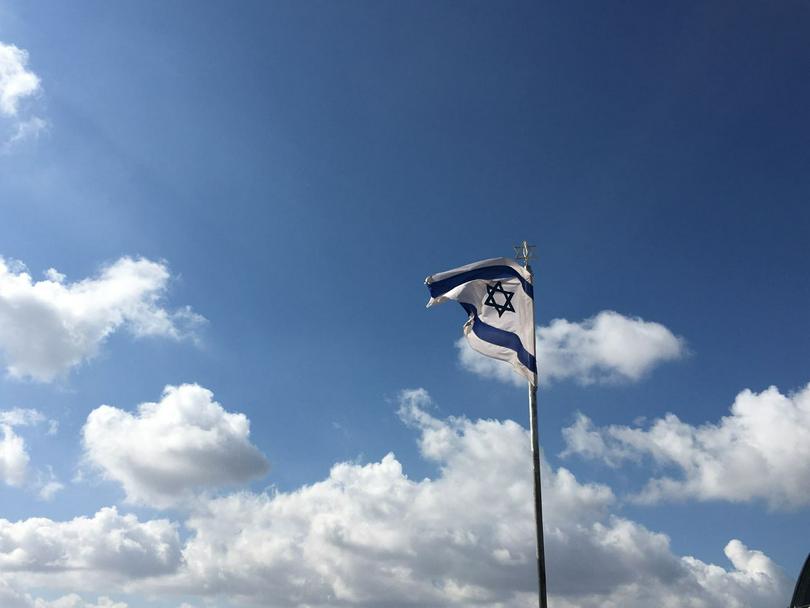 The national flag of Israel