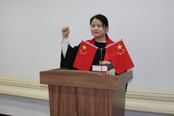On April 8, 2020, Rev. Rui Tingting took her office oath in Suzhou, Jiangsu.