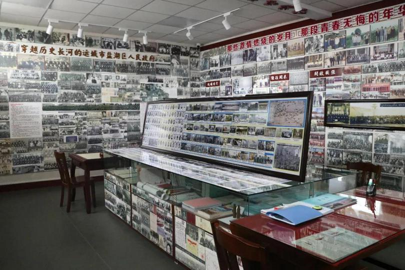 The exhibition of Yanhu Stories by the government in Yanhu District, Yuncheng, Shanxi