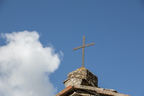 A cross.