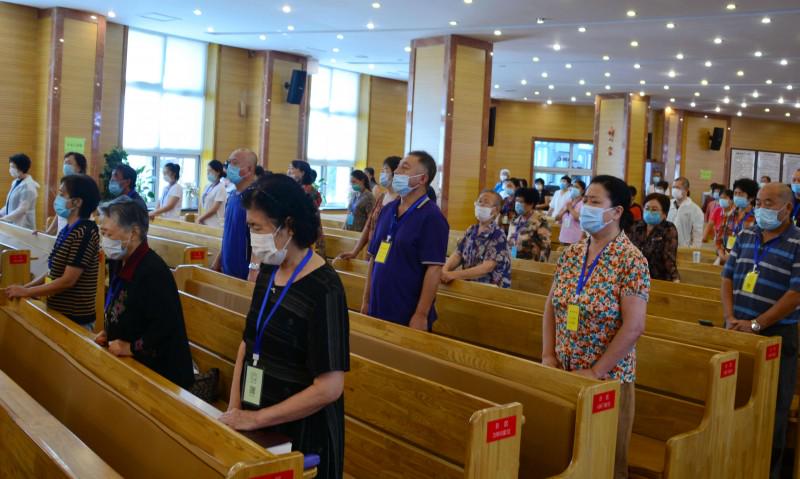 Dalian Quanshui Church reopened again to public on August 30, 2020, after more than one-month lockdown due to coronavirus.