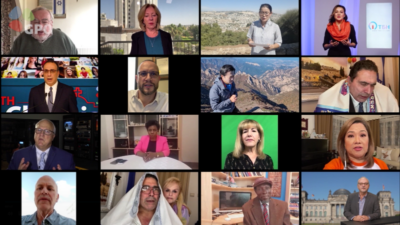 A prayer video of the participants from different countries for the termination of coronavirus was shown at the end of the fourth Christian Media Summit on October 18, 2020.