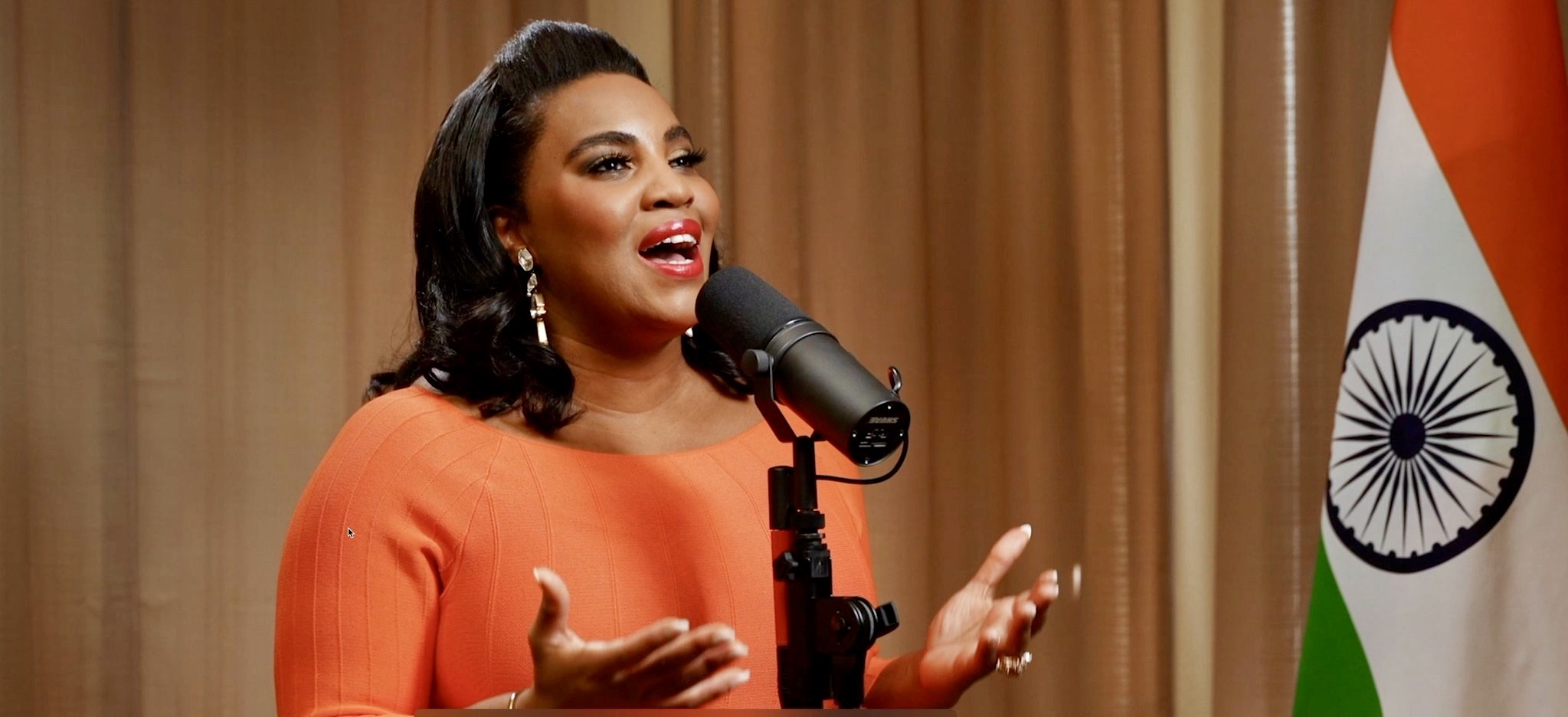 American Actress/Singer, Helen Hayes Award Nominee, and recording artist Mary Millben perform India’s National Anthem for the 74th Anniversary of India Independence Day on August 15th, 2020.