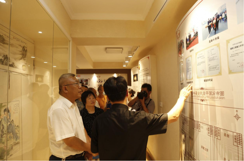 The library of Guanlin Church in Yixing, Jiangsu Province