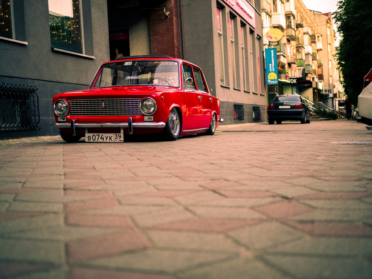A historical center in Kaliningrad, Kaliningrad Oblast, Russia