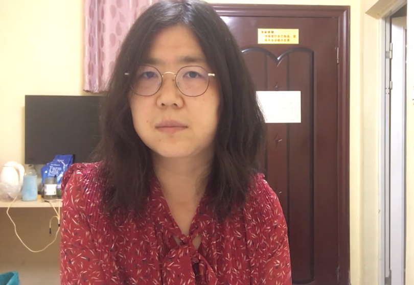 Zhang Zhan, a Christian citizen journalist based in Shanghai 