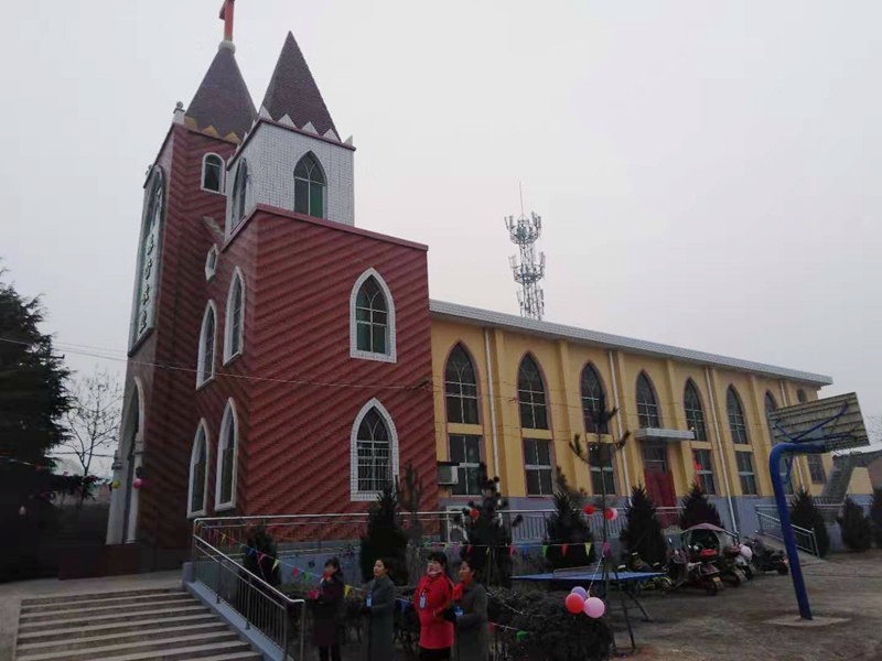 Fufeng County Church, Baoji, China's northern Shaanxi Province