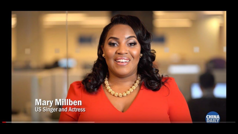 Partnering with China Daily and China Daily USA, American Actress/Singer Mary Millben shared a national message of hope and support to China in light of the coronavirus COVID-19 on February 11, 2020.