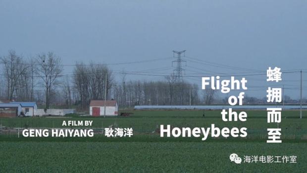The cover of "Flight of the Honeybees", the 95-minute autobiographical documentary of Christian director Geng Haiyang 