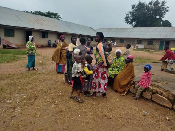 Shocked and distressed Christians gathered in the aftermath of a string of Fulani militant attacks in southern Kaduna State in 2020.