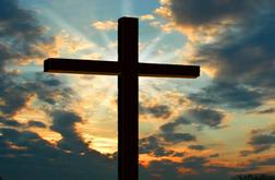 A cross under the gorgeous sky