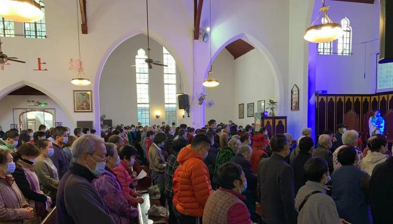 On October 17, 2021, Nanjing Mochou Lu Church of Jiangsu Province resumed the Sunday service after a recent shutdown in late July. 