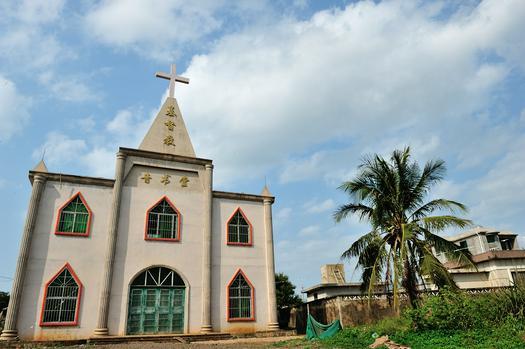 A church in Chengmai County, Hainan Province