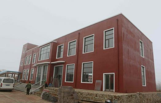 The canteen and training center of Boai Elderly Center run by Pulandian Church in Dalian, Liaoning Province