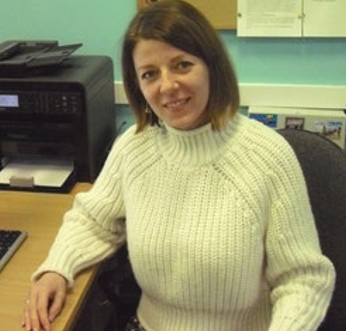 Daria Nedbay at her office in Kaliningrad on November 17, 2021