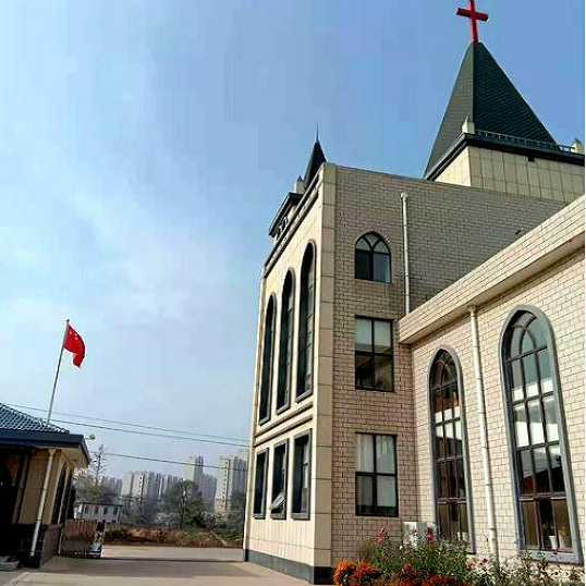 Shuishiying Church in Lvshunkou District, Dalian, Liaoning
