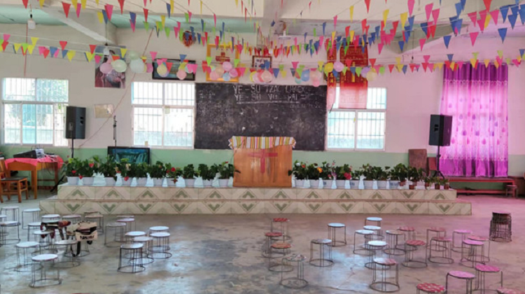 A church in Nujiang Grand Canyon, Yunnan