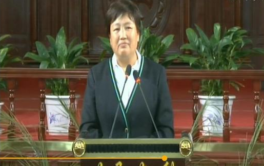 Pastor Wang Baoqin of Yaodu District Church in Linfen, Shanxi, preached a sermon virtually on Tuesday of Holy Week, April 12, 2022.